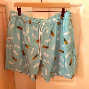 Men’s Lucky Brand Pineapple Swim Trunks